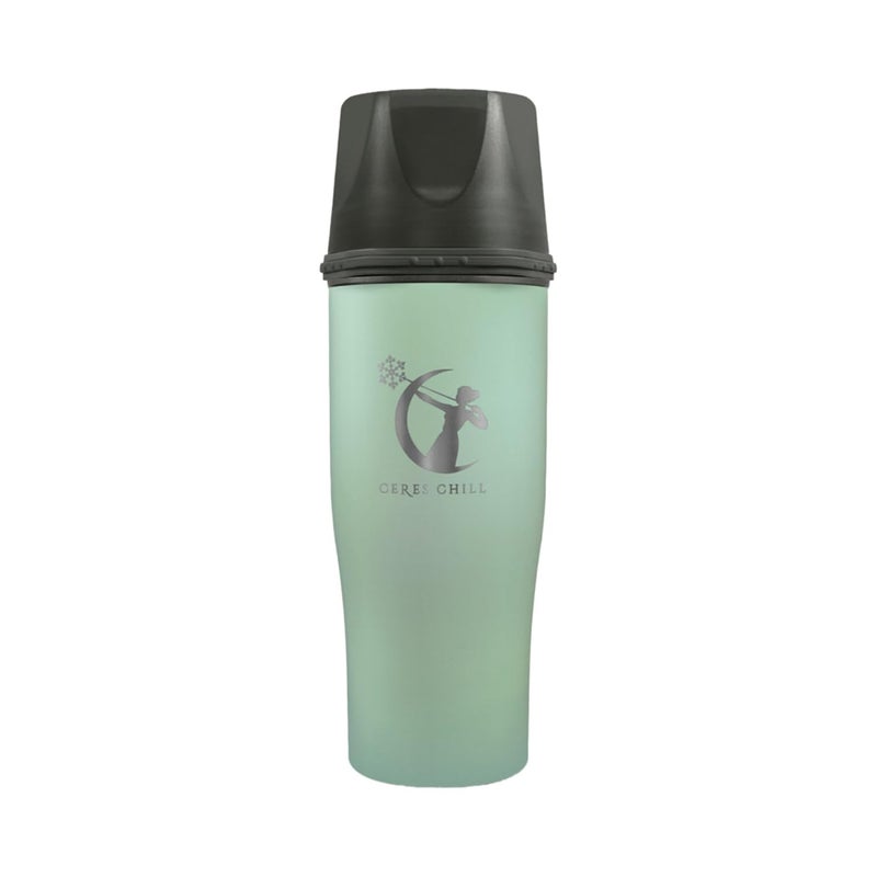 CERES CHILL Demigoddess Mini Breastmilk Chiller & Warmer – 6–16oz Portable Breast Milk Cooler, Storage & Baby Bottle for Travel, Work or On-The-Go – Pump Compatible Container – Zen Green - Image 1